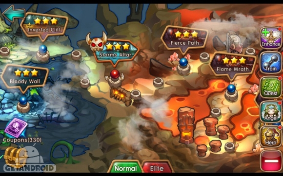 دانلود League of Angels - Fire Raiders 3.9.4.10 - بازی لیگ فرشتگان - آتش سواران برای اندروید + دیتا