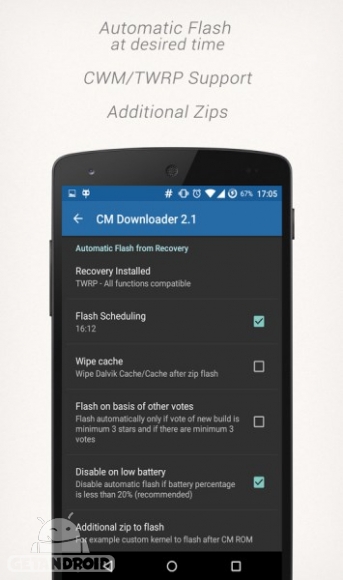 برنامه CM Downloader AdFree 2.4.3.3 دانلود رام سیانوژن اندروید
