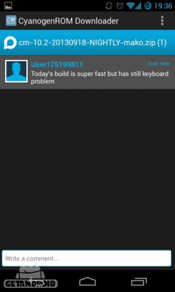 برنامه CM Downloader AdFree 2.4.3.3 دانلود رام سیانوژن اندروید