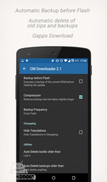 برنامه CM Downloader AdFree 2.4.3.3 دانلود رام سیانوژن اندروید