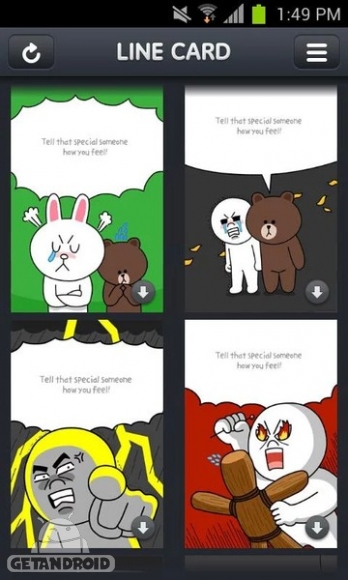 دانلود LINE Card 1.2.0 - برنامه ساخت کارت پستال لاین برای اندروید