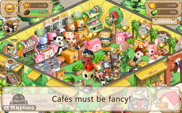 دانلود LINE I Love Coffee 1.1.1 - بازی شبیه ساز کافه قهوه برای اندروید