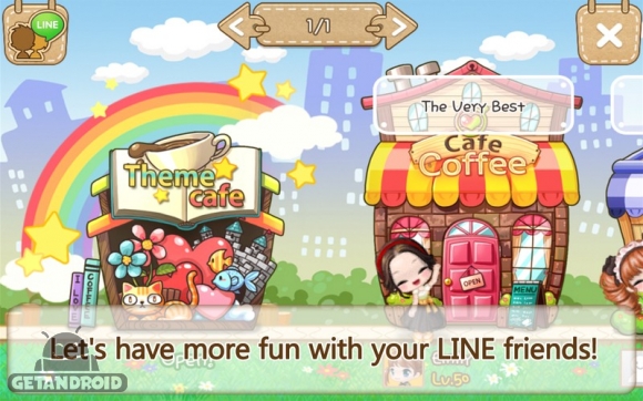دانلود LINE I Love Coffee 1.1.1 - بازی شبیه ساز کافه قهوه برای اندروید