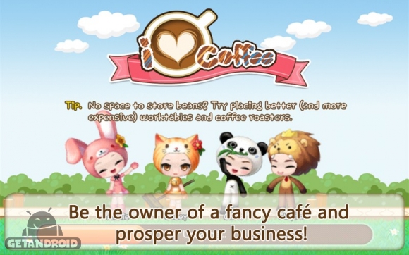 دانلود LINE I Love Coffee 1.1.1 - بازی شبیه ساز کافه قهوه برای اندروید