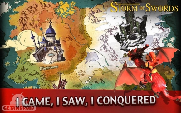 دانلود Storm of Swords 1.1.9 - بازی استراتژیک طوفان شمشیرها برای اندروید