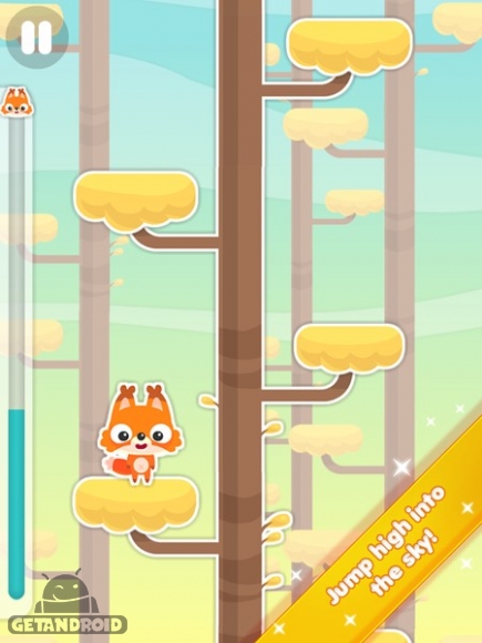 دانلود Jumping Fox: Climb That Tree! 1.2 - بازی کودکانه اندروید
