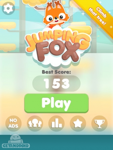 دانلود Jumping Fox: Climb That Tree! 1.2 - بازی کودکانه اندروید
