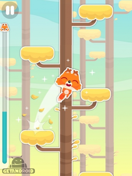 دانلود Jumping Fox: Climb That Tree! 1.2 - بازی کودکانه اندروید