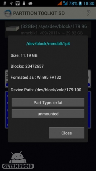 دانلود برنامه ROEHSOFT PARTITION TOOL SD USB اندروید