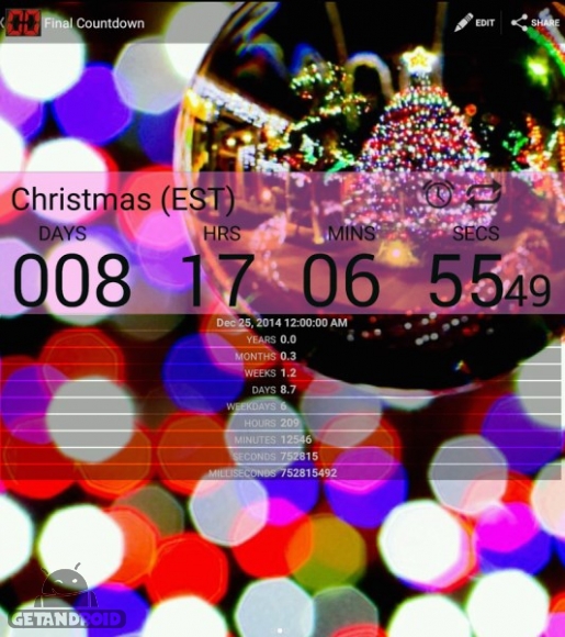 دانلود Final Countdown - Day Timer FULL v4.16.3 تایمر شمارش معکوس روز اندروید