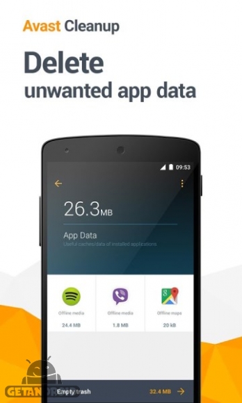 دانلود برنامه Avast Cleanup اندروید