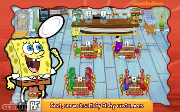 دانلود بازی SpongeBob Diner Dash اندروید