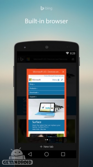 دانلود برنامه Microsoft Bing Search اندروید
