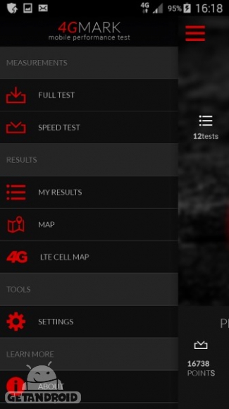 دانلود 4Gmark (Full & Speed Test) v3.3.1 برنامه تست سرعت اینترنت اندروید