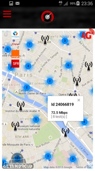 دانلود 4Gmark (Full & Speed Test) v3.3.1 برنامه تست سرعت اینترنت اندروید