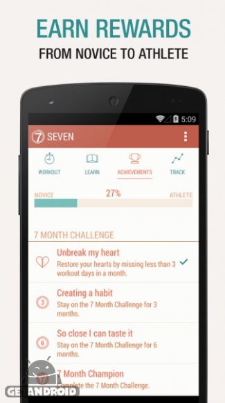 دانلود برنامه 7 Minute Workout Seven اندروید