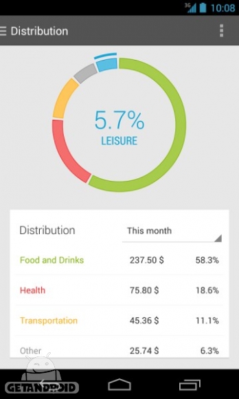 دانلود Expense Manager 2.2.4 برنامه مدیریت هزینه های زندگی اندروید