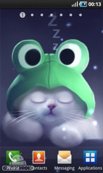 دانلود Yang The Cat 2.0.6 تصویر زمینه زنده یانگ گربه سفید اندروید