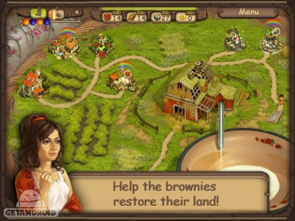 دانلود Brownies 1.13 – بازی شبیه سازی دهکده شکلاتی اندروید