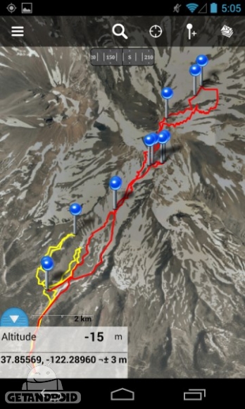 برنامه مسیریابی کوهنوردی