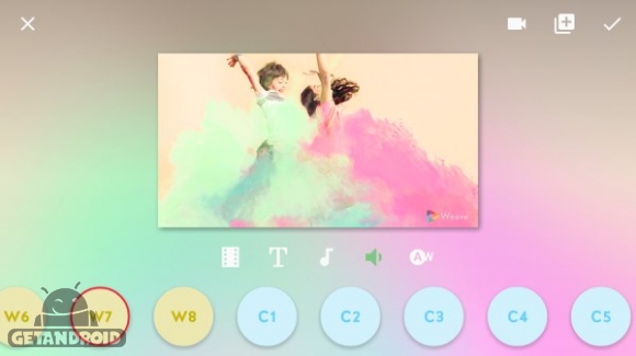 دانلود Weave Pro (Video + Camera) 1.3.9b برنامه ویرایش ویدئو برای اندروید