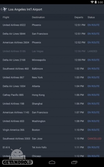دانلود FlightTrack 5 v5.2.4 برنامه اطلاعات خطوط پرواز دنیا اندروید