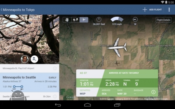 دانلود FlightTrack 5 v5.2.4 برنامه اطلاعات خطوط پرواز دنیا اندروید