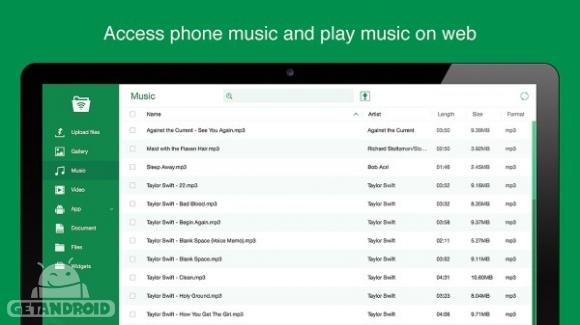 دانلود Web PC Suite – File Transfer 3.1.8 برنامه انتقال بیسیم فایل بین اندروید و کامپیوتر