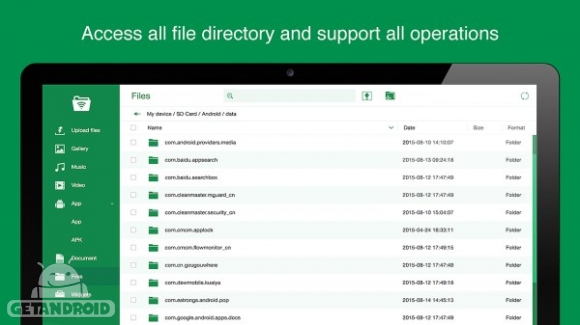دانلود Web PC Suite – File Transfer 3.1.8 برنامه انتقال بیسیم فایل بین اندروید و کامپیوتر