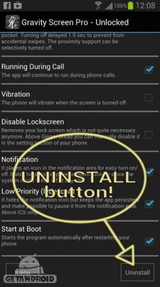 دانلود برنامه Gravity Screen اندروید