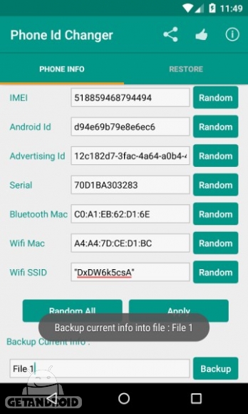 دانلود Xposed Phone Id Changer Pro 1.5.1 تغییر سریال گوشی اندروید