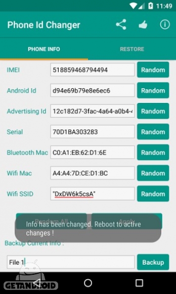 دانلود Xposed Phone Id Changer Pro 1.5.1 تغییر سریال گوشی اندروید