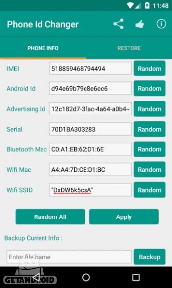 دانلود Xposed Phone Id Changer Pro 1.5.1 تغییر سریال گوشی اندروید