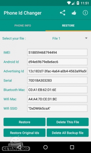 دانلود Xposed Phone Id Changer Pro 1.5.1 تغییر سریال گوشی اندروید