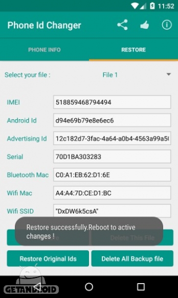 دانلود Xposed Phone Id Changer Pro 1.5.1 تغییر سریال گوشی اندروید