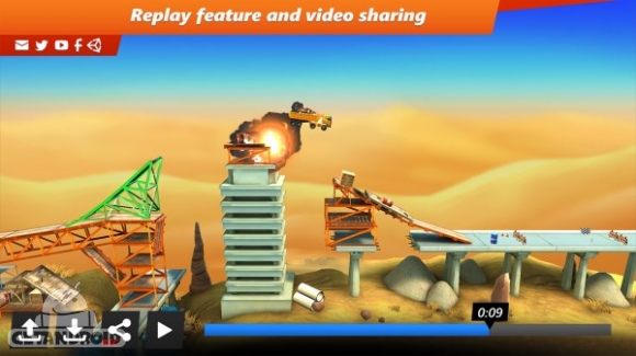 دانلود بازی Bridge Constructor Stunts اندروید