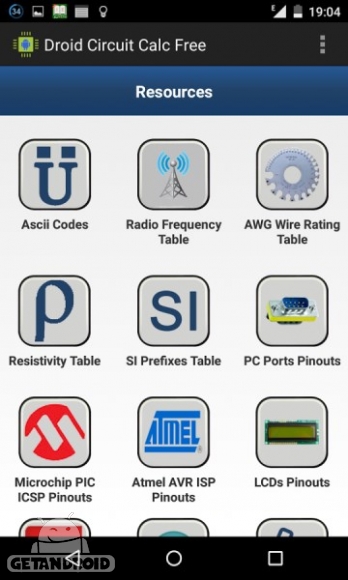 دانلود Droid Circuit Calc Pro 3.4 برنامه محاسبات مدارهای الکترونیکی اندروید
