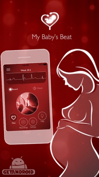 دانلود My Baby’s Beat – Heart Monitor 2.01 گوش دادن به ضربان قلب جنین در دوران بارداری اندروید