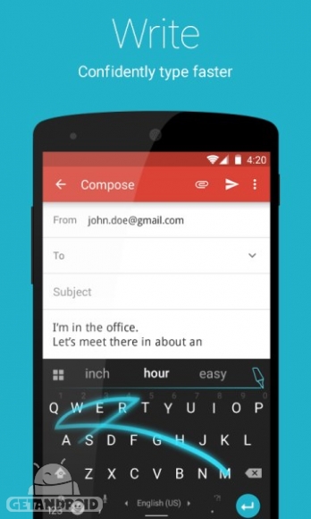 دانلود برنامه Ginger Keyboard Emoji Keyboard اندروید