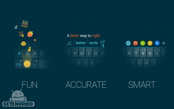 دانلود برنامه Ginger Keyboard Emoji Keyboard اندروید