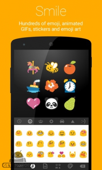 دانلود برنامه Ginger Keyboard Emoji Keyboard اندروید