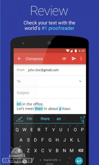 دانلود برنامه Ginger Keyboard Emoji Keyboard اندروید