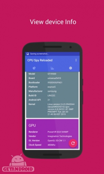 دانلود CPU Spy Reloaded Monitor Pro 2.41 برنامه نمایش اطلاعات CPU و GPU اندروید