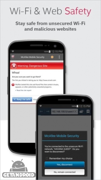 دانلود McAfee Security & Antivirus 4.5.0.843 آنتی ویروس مکافی برای موبایل اندروید