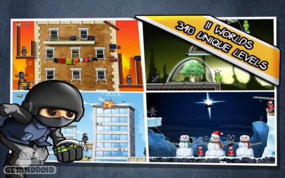 دانلود Fragger v1.1.4 بازی نارنجک انداز برای اندروید