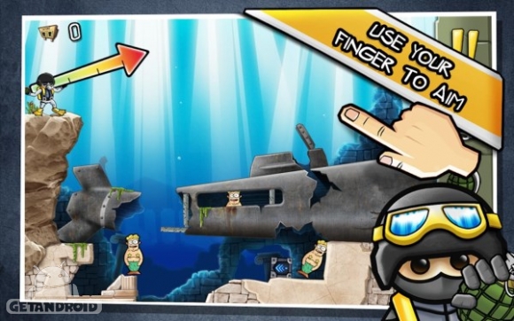 دانلود Fragger v1.1.4 بازی نارنجک انداز برای اندروید