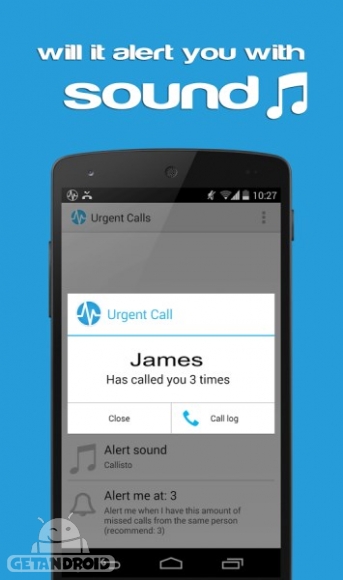 دانلود Urgent Calls™ (Full version) 1.0 برنامه سایلنت کردن هوشمند گوشی اندروید