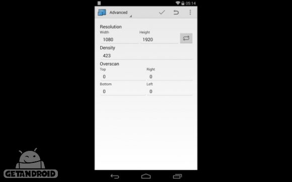 دانلود Resolution Changer 1.4 برنامه تغییر رزولوشن دستگاه اندروید