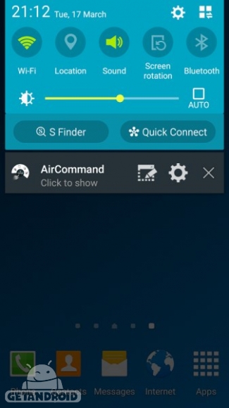 دانلود AirCommand Shortcut 1.4 برنامه اجرای AirCommand در گوشیهای سری نوت بدون نیاز به قلم هوشمند
