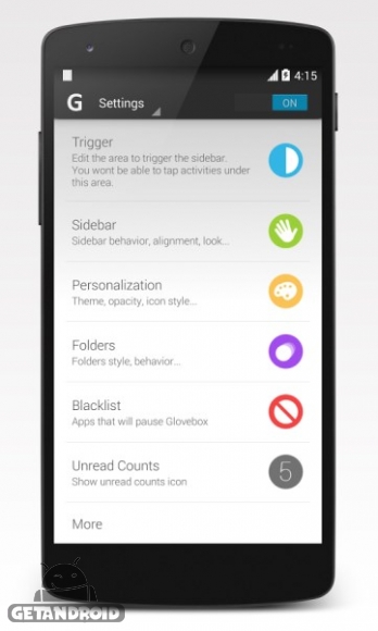 دانلود Glovebox Premium – Side launcher 3.4.2.2 لانچر کنار صفحه اندروید